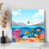 Denizaltı Keşfi Kanvas Tablo thumbnail 3