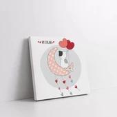 Ayda Kedi Kanvas Tablo thumbnail 2