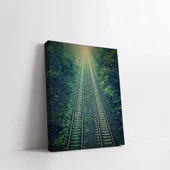 Orman Yolu Dikey Kanvas Tablo thumbnail 2