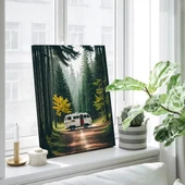 Karavan Macerası Dikey Kanvas Tablo thumbnail 1