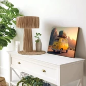 Sarı Karavan Yatay Kanvas Tablo thumbnail 1