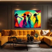 Dans Eden Renkler Kanvas Tablo thumbnail 1