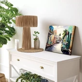 Renkli Sokak Yatay Kanvas Tablo thumbnail 1