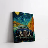 Klasik Araba Dikey Kanvas Tablo thumbnail 2