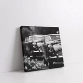 Klasik Otomobil Kare Kanvas Tablo thumbnail 2