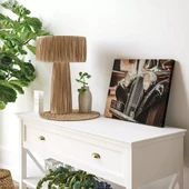 Klasik Araba Detayı Yatay Kanvas Tablo thumbnail 1