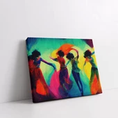 Dans Eden Renkler Kanvas Tablo thumbnail 3