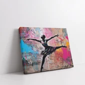 Müzikal Hareket Kanvas Tablo thumbnail 3