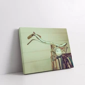 Vintage Bisiklet Detayı Yatay Kanvas Tablo thumbnail 2