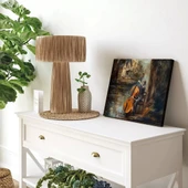 Çello Sokak Sanatçısı Kanvas Tablo thumbnail 2