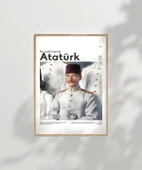 Çerçevesiz Poster Genç Subay Mustafa Kemal - 7