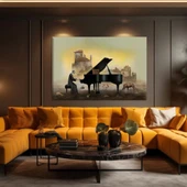 Sokak Sanatçısı Kanvas Tablo thumbnail 1