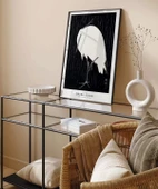 Çerçevesiz Poster Ohara Koson Yağmurda Ak Balıkçıl thumbnail 4