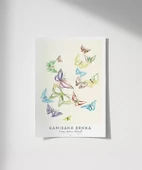 Çerçevesiz Poster Kamisaka Sekka Vintage Japon Kelebekler thumbnail 1