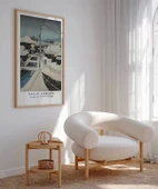 Çerçevesiz Poster Hasui Kawase Terashima Köyü'nde Akşam Karı - 4