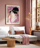 Çerçevesiz Poster Utamaro Kitagawa Kushi thumbnail 3