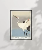 Çerçevesiz Poster Ohara Koson İki Turna thumbnail 2