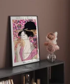 Çerçevesiz Poster Utamaro Kitagawa Kushi thumbnail 4
