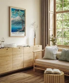 Çerçevesiz Poster Hiroaki Takahashi Yamanaka Gölü'nden Fuji Dağı thumbnail 6