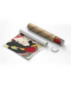 Çerçevesiz Poster Yoshitoshi Japon Kadın ve Kedi thumbnail 8