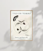 Çerçevesiz Poster Taguchi Tomoki Kuşlar ve Kelebek thumbnail 7