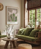 Çerçevesiz Poster Ogawa Kazumasa Beyaz Süsen thumbnail 3