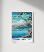 Çerçevesiz Poster Hiroaki Takahashi Yamanaka Gölü'nden Fuji Dağı thumbnail 1