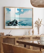 Çerçevesiz Poster Kojima Adası'nda Okyanus Dalgası thumbnail 4