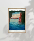 Çerçevesiz Poster Hasui Kawase-Kojaku Mağarası Oga Yarımadası thumbnail 2