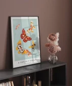 Çerçevesiz Poster Kamisaka Sekka Japon Kelebekler thumbnail 5