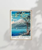 Çerçevesiz Poster Hiroaki Takahashi Yamanaka Gölü'nden Fuji Dağı thumbnail 2