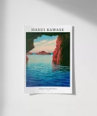 Çerçevesiz Poster Hasui Kawase-Kojaku Mağarası Oga Yarımadası thumbnail 1