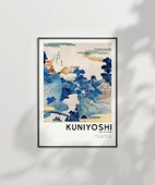 Çerçevesiz Poster Kuniyoshi Fuji no Yukei thumbnail 2