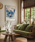 Çerçevesiz Poster Kuniyoshi Fuji no Yukei thumbnail 4