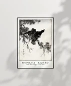 Çerçevesiz Poster Numata Kashu Yeni Ay'da Doğu Kalesi ve Selvi thumbnail 2