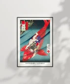 Çerçevesiz Poster Hokusai Saito No Oniwakamaru thumbnail 2