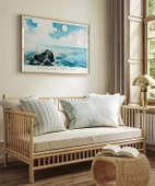 Çerçevesiz Poster Kojima Adası'nda Okyanus Dalgası thumbnail 6