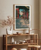 Çerçevesiz Poster Kawase Hasui Meguro Fudo Tapınağı thumbnail 3