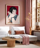 Çerçevesiz Poster Kobayakawa Kiyoshi Modern Kadın thumbnail 4