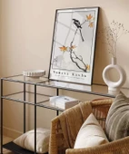 Çerçevesiz Poster Numata Kashu Japon Uzun Kuyruklu Baştankara ve Akçaağaç thumbnail 3