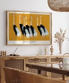 Çerçevesiz Poster Ogata Korin Kırmızı Taçlı Turnalar thumbnail 3