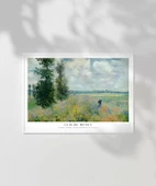 Çerçevesiz Poster Claude Monet Poppy Fields Near Argenteuil thumbnail 6