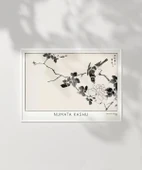 Çerçevesiz Poster Numata Kashu Kızılgerdan ve Gül thumbnail 7