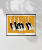 Çerçevesiz Poster Ogata Korin Kırmızı Taçlı Turnalar thumbnail 2