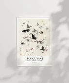 Çerçevesiz Poster Hokusai Hokusai'nin Kelebekleri ve Güveleri thumbnail 7