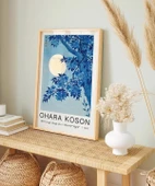 Çerçevesiz Poster Ohara Koson Mehtaplı Gecede Çiçek Açan Kiraz thumbnail 4