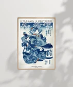 Çerçevesiz Poster Utagawa Kuniyoshi Japon Kadın thumbnail 7