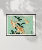 Çerçevesiz Poster Hokusai Zambaklar thumbnail 2