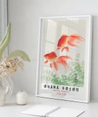 Çerçevesiz Poster Ohara Koson İki Japon Balığı thumbnail 5