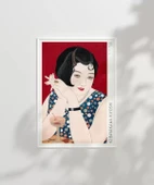 Çerçevesiz Poster Kobayakawa Kiyoshi Modern Kadın thumbnail 6